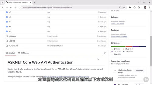 [中字] ASP.NET Core 8 Web API 身份