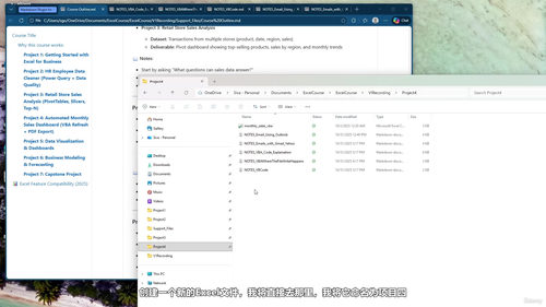 实战商业项目Excel精通教程 (英文课程中文字幕)