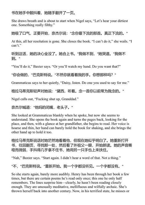 星期六 伊恩·麦克尤恩 (中英对照电子书)