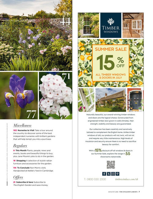 英国花园 2024年8月刊 (英文期刊)