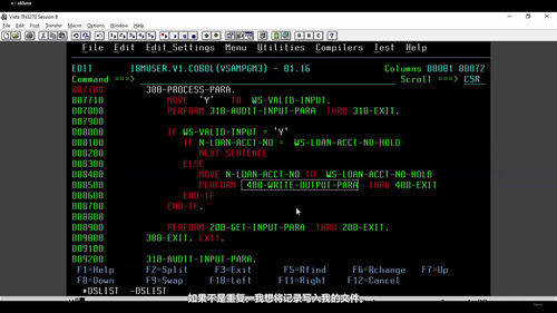 IBM大型机VSAM从入门到精通：KSDS、ESDS、AIX与COBOL-CICS联编实战 (英文课程中文字幕)