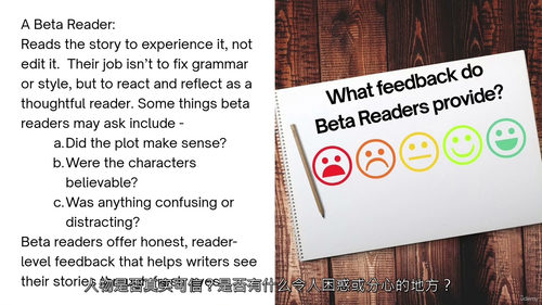 [中字] 如何成为一名 Beta 读者并助力作家成功（中文字