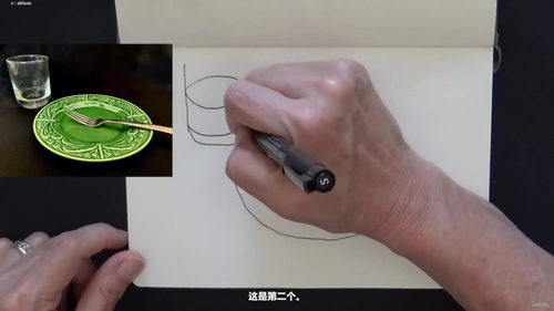 旅行者的城市速写本：素描入门指南 (英文课程中文字幕)