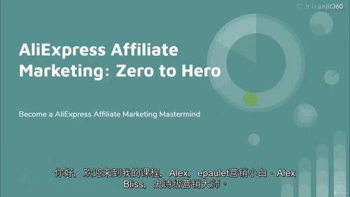 (AliExpress)速通全球电商联盟营销：从入门到精通（