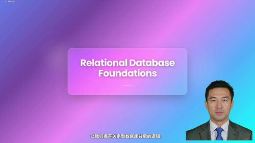 SQL与数据库工程全栈精讲 (英文课程中文字幕)