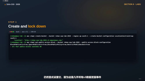 AWS认证解决方案架构师助理级SAA-C03备考速通 (英文课程中文字幕)