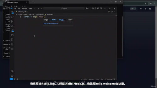 Node.js全栈工程师修炼指南 (英文课程中文字幕)