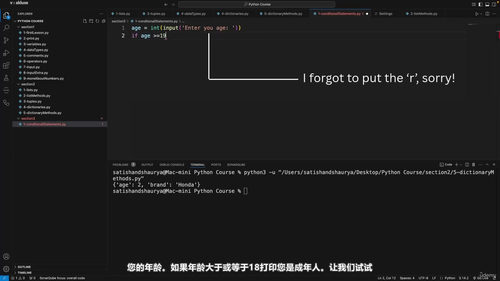写给儿童和零基础学习者的Python编程 (英文课程中文字幕)