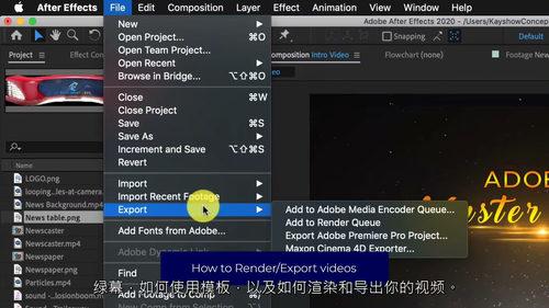 [中字] Adobe After Effects 大师进阶课