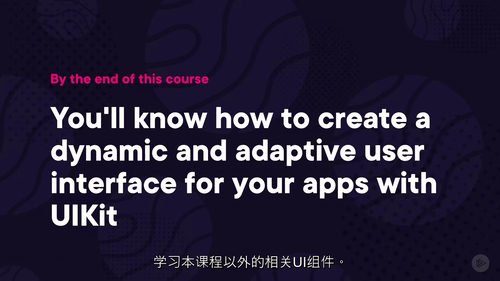 [中字] UIKit 基础：iOS 应用界面开发从入门到实践