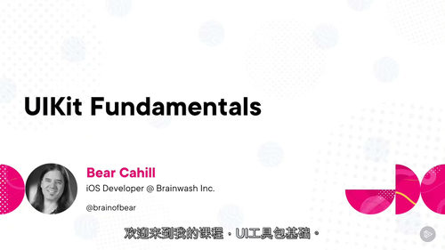 [中字] UIKit 基础：iOS 应用界面开发从入门到实践