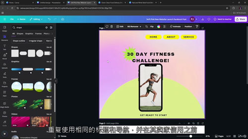 [中字] 精通 Canva 之 UI - UX 设计：打造智