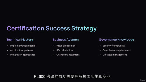 [中字] Microsoft PL-600 认证备考课程（P