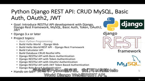 Django REST API实战：MySQL数据库操作与多