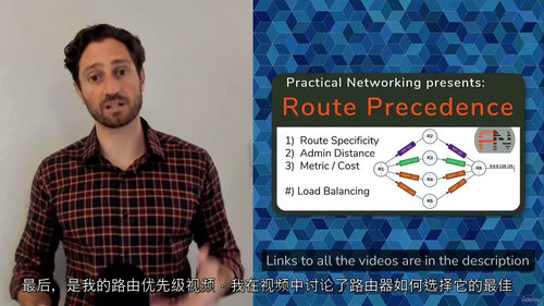 [中字] OSPF 从零基础到精通实战课程（中文字幕英文视频