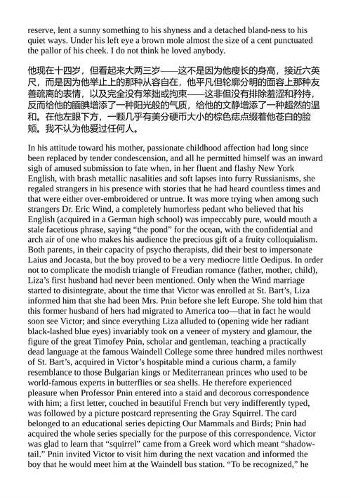 普宁 弗拉基米尔·纳博科夫 (英文电子书)
