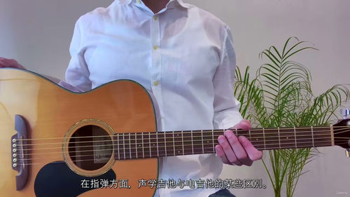 [中字] 吉他基础：初学者指弹入门教程（中文字幕英文视频教程