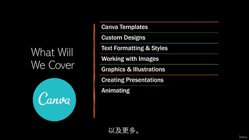 [中字] Canva 入门到精通：图像创作与编辑实战指南（中