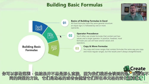 [中字] Excel 公式与函数入门课程（中文字幕英文视频教