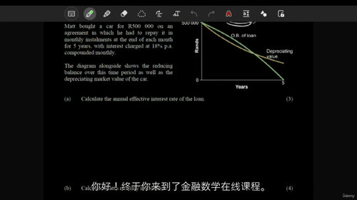 [中字] 10-12 年级金融数学精品课程（中文字幕英文视频