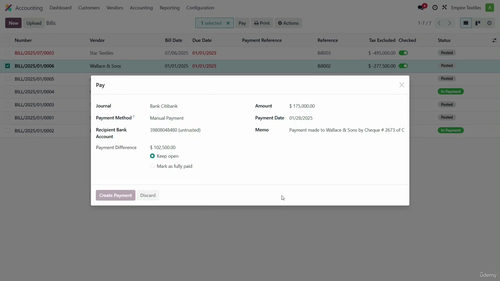 Odoo Accounting 2025：从基础到进阶的财务