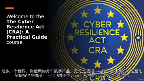 [中字]网络韧性法案（CRA）实用指南（中文字幕英文视频教程