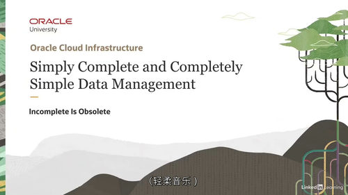 [中字]Oracle 云基础设施数据平台基础课程课程（中文字