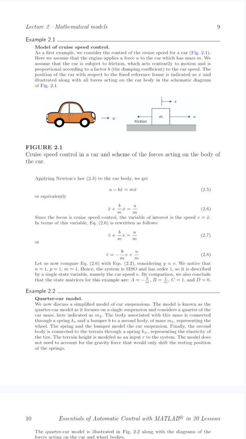 MATLAB 自动控制基础(20 讲)(英文版电子书)
