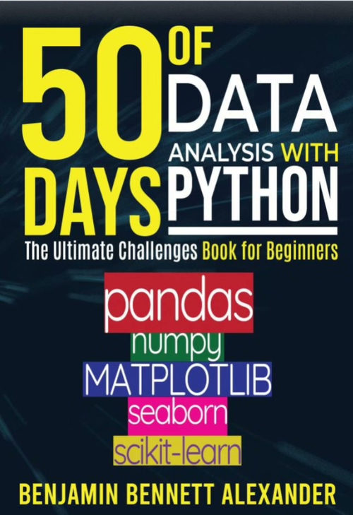 50 天 Python 数据分析实战挑战（英文版电子书）
