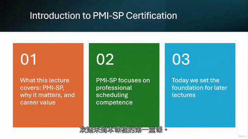 PMI-SP进度规划视频教程