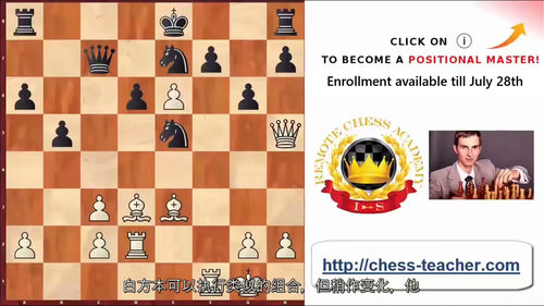国际象棋战术与计算:从入门到精通 (中文字幕英文视频教程)