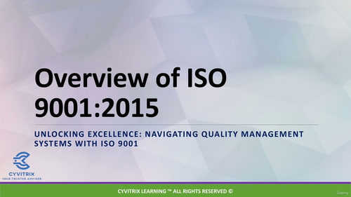 终极 ISO 9001 - 2015 质量管理体系实施大师课