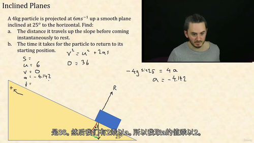 CIE A-Level数学力学课程 (英文视频课程，中文外挂