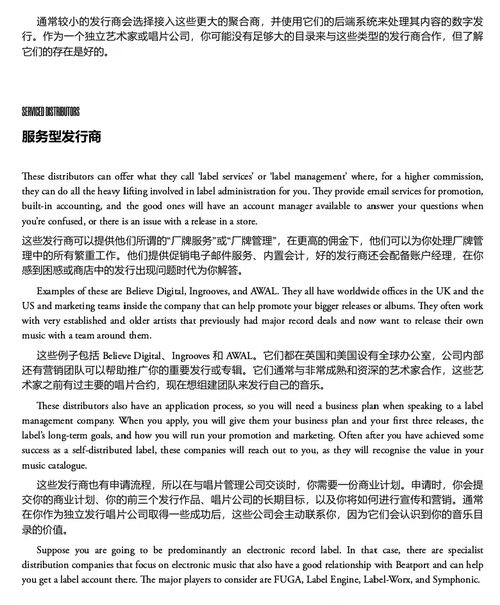 唱片运营实战指南：以唱片公司模式构建音乐事业 (中英双语版电