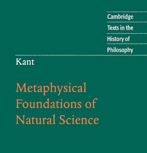自然科学的形而上学基础 (英文电子书）