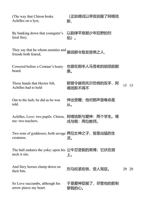 奥维德的情诗：恋歌与爱经 奥维德 (中英对照电子书)