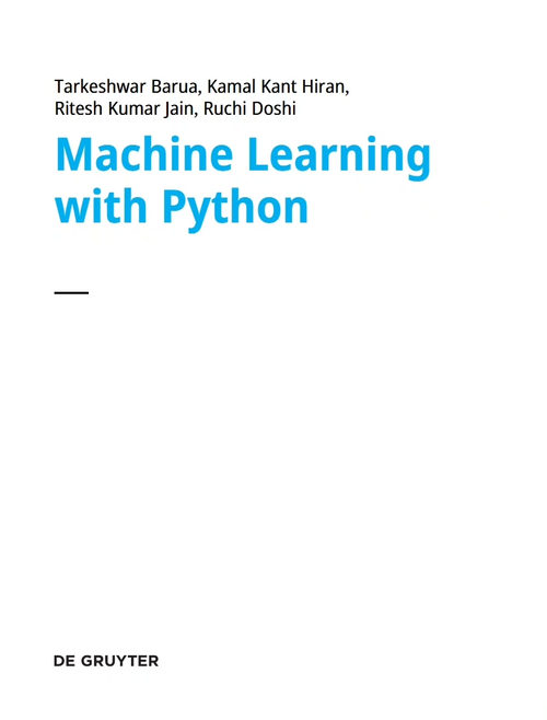 Python 机器学习实战：从基础到高级应用指南  (英文版