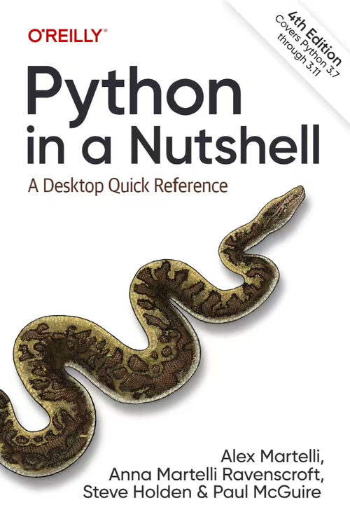 Python 精要：桌面速查手册（第四版）  (英文版电子书