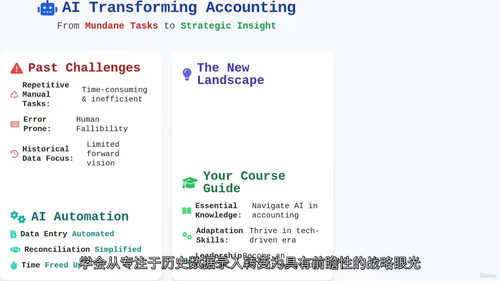 人工智能在会计中的应用 —— 专业人员完全指南  (中文字幕