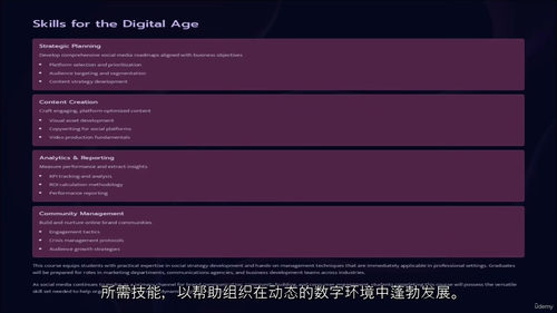 精通社交媒体营销与管理 (中文字幕英文视频教程)