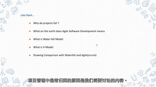 SDLC敏捷Scrum与瀑布模型、V模型对比解析 (中文字