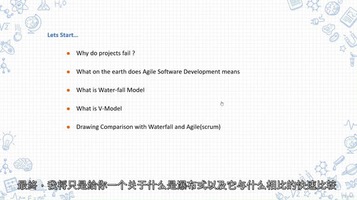SDLC敏捷Scrum与瀑布模型、V模型对比解析 (中文字
