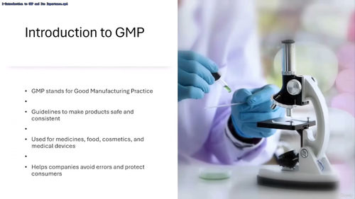 GMP核心精要视频课程