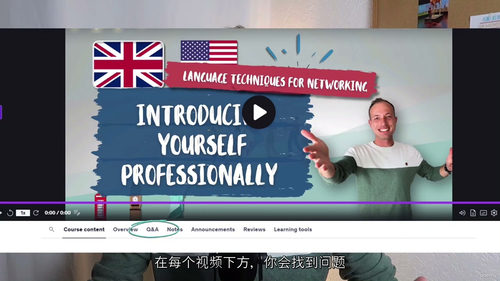 商务英语：职场社交与沟通技巧（中文字幕英文视频教程）