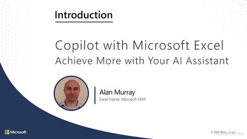 [中字] Excel Copilot 课程：用 AI 助手开