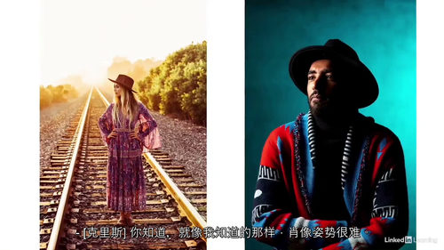 创意商务人像摄影：人物姿态塑造全攻略 (中文字幕英文视频教程