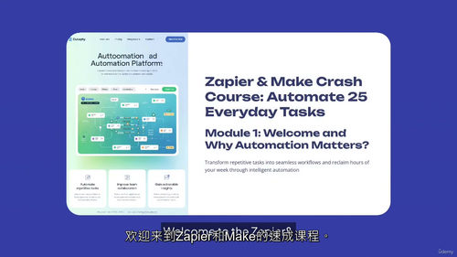 Zapier与Make自动化课程