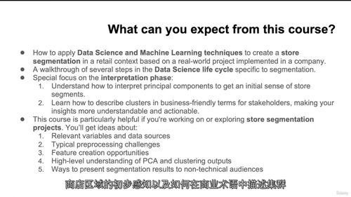 数据科学零售商店细分实战