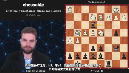 [中文配音]尚克兰的古典西西里防御完整体系