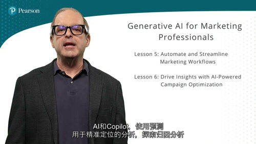 营销从业者生成式 AI 应用实战课程(中文字幕英文视频教程)